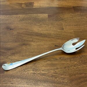Vintage Elegant Silver Plate Serving Fork